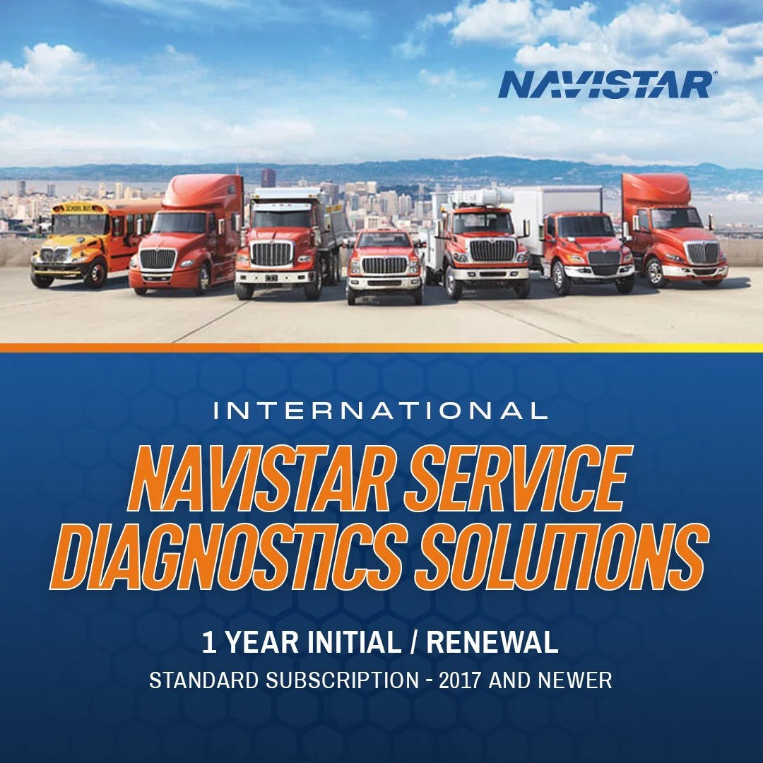 Navistar Service Diagnostics Solutions Standard Subscription - 2017 and NEWER