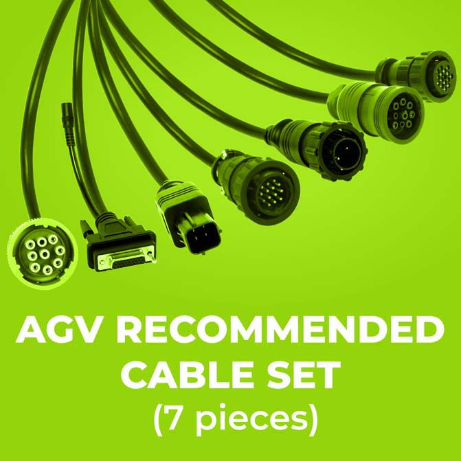 Jaltest agriculture cable set, 7 pieces.