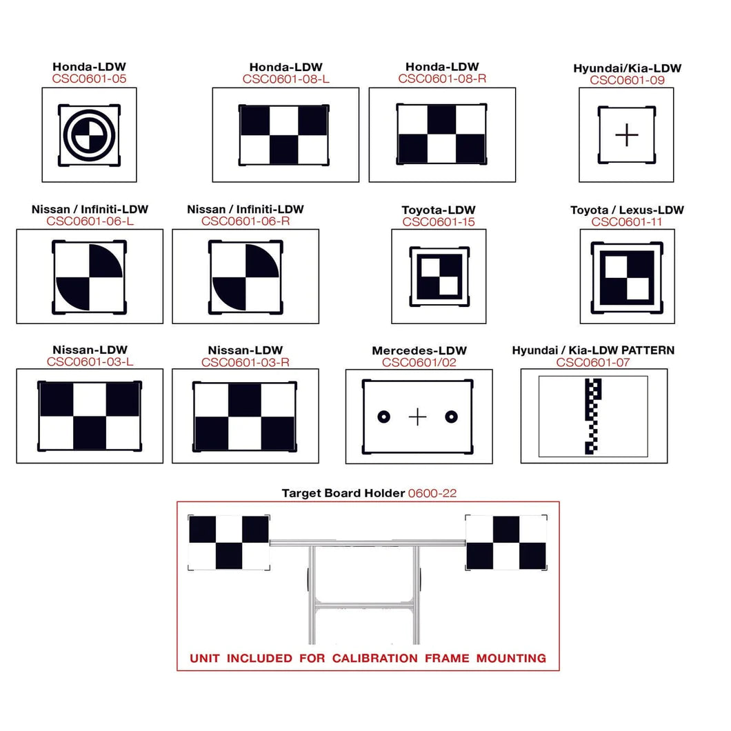 AUTEL ADAS Lane departure package with Honda, Hyundai-KIA, Nissan, Toyota, and Mercedes
