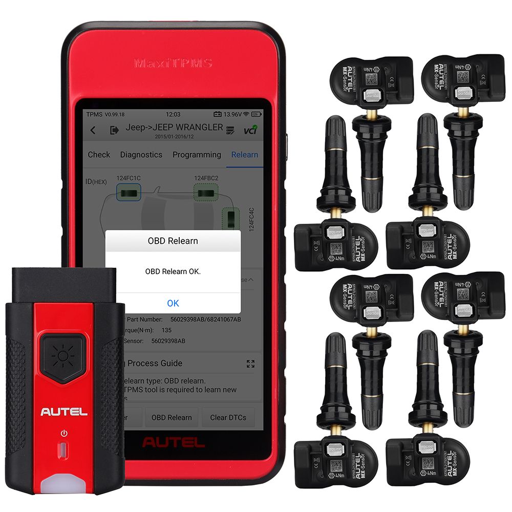 Autel MaxiTPMS ITS600 with 8 MX 1 sensors - AE Tools & Computers