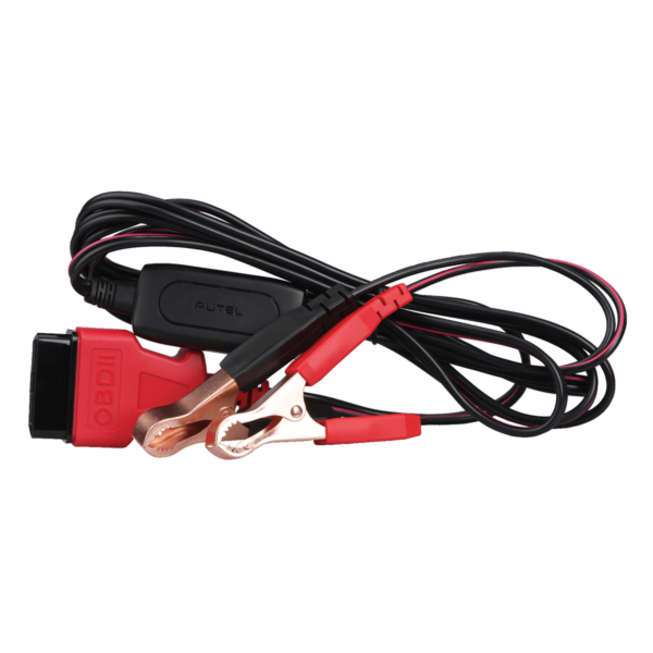 Autel Battery Tester & Memory Saver in use