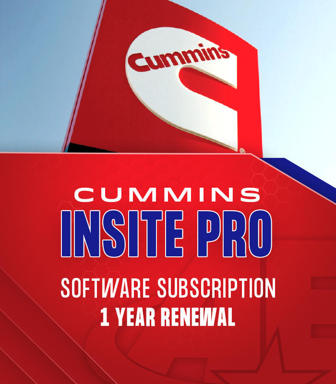 Cummins Insite Pro Software- 1 Year – AE Solutions