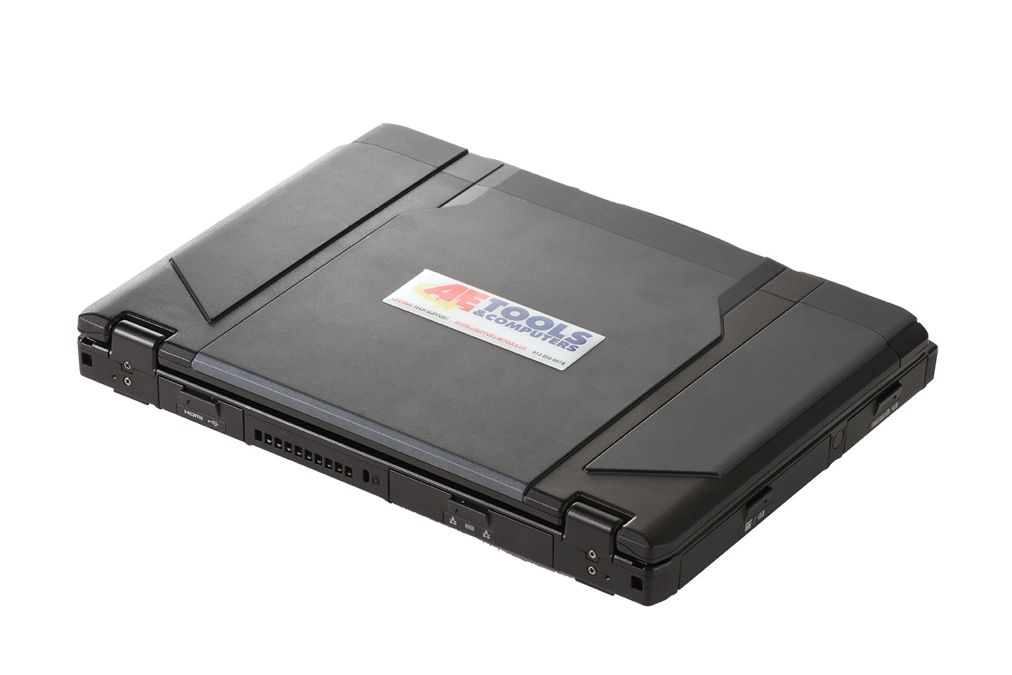 Durabook Multi-Partitioned Laptop closed showing logo