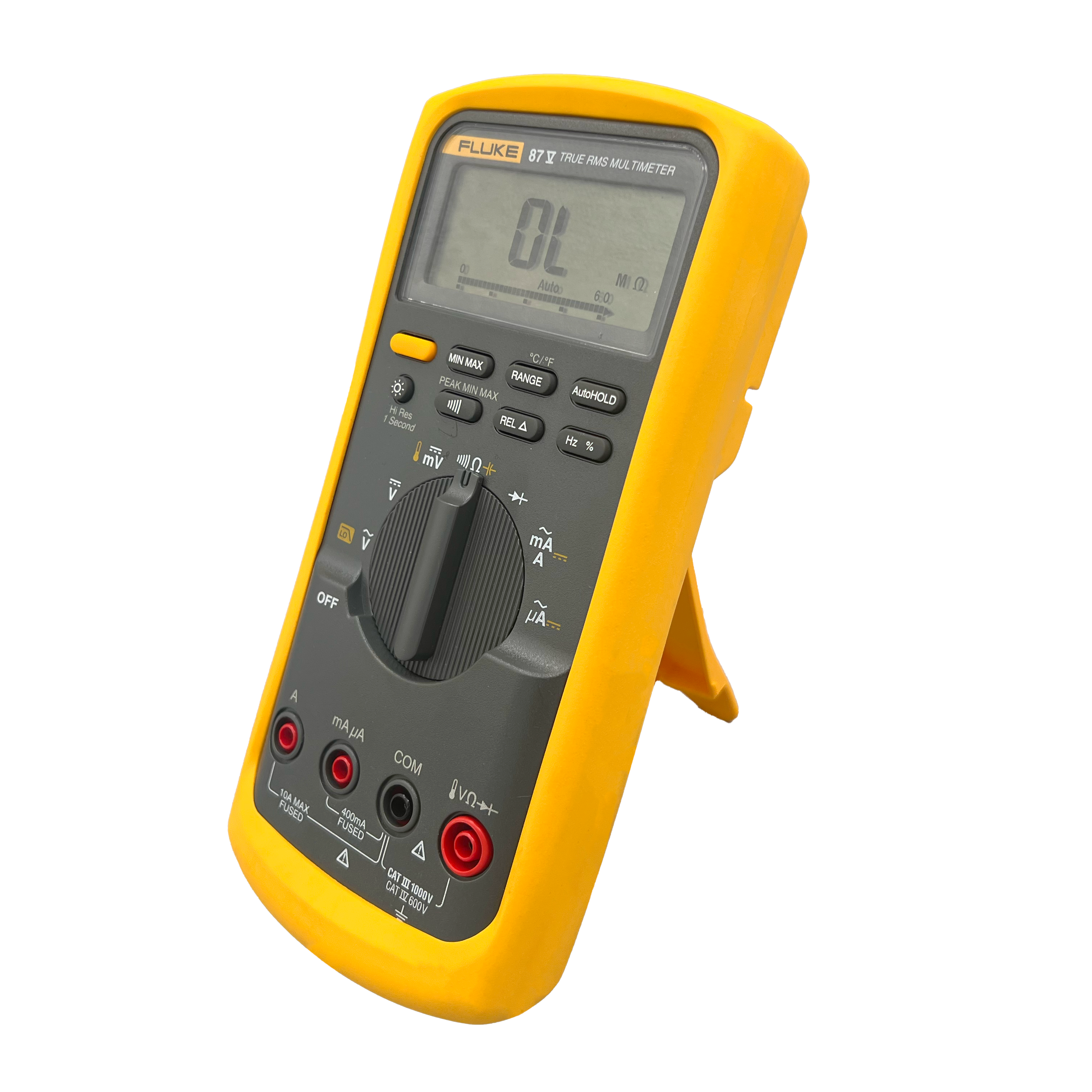 True-RMS Measurement Display on Fluke 87V