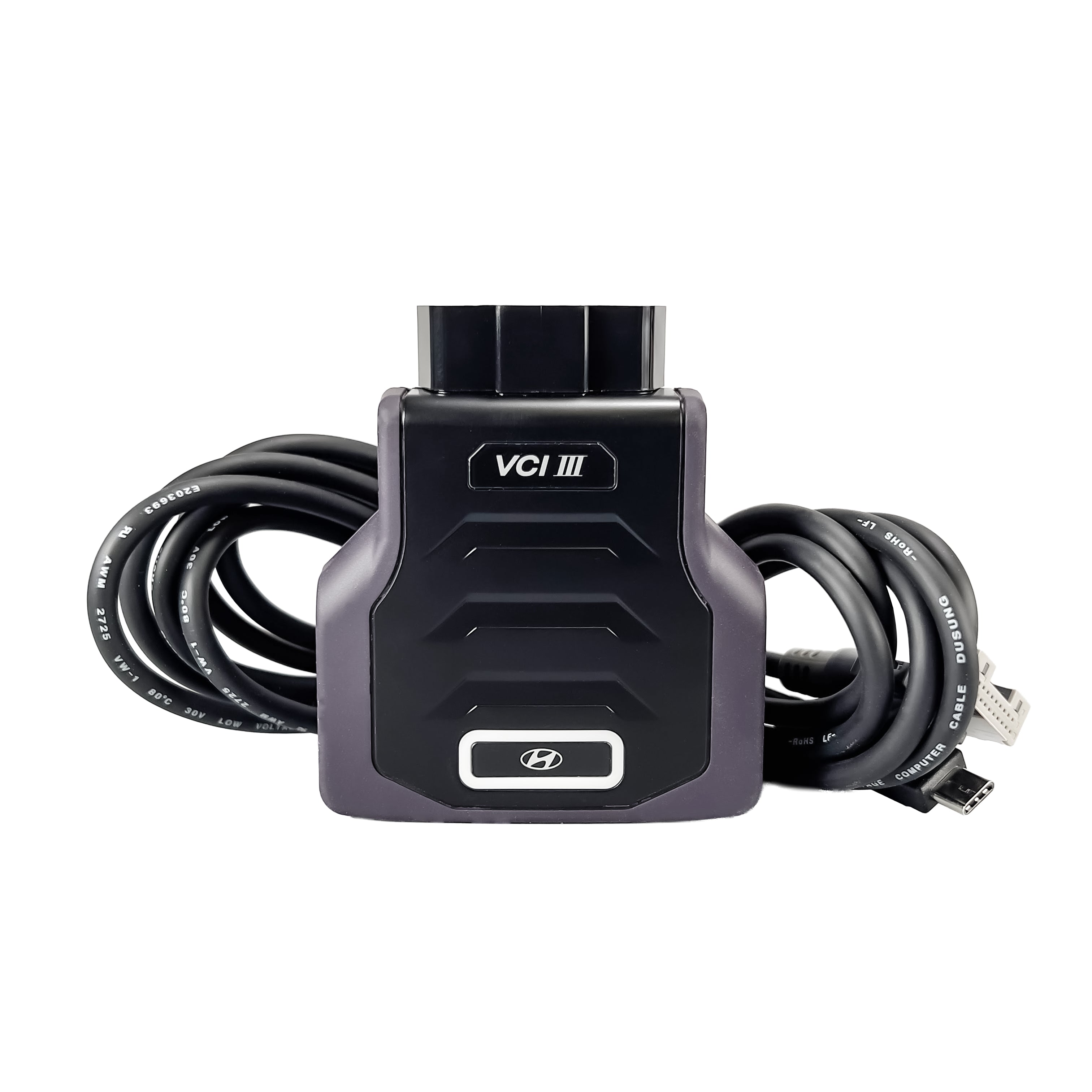 Hyundai VCI III Dongle with power cable.