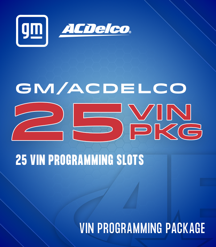 GM ACDelco 25 VIN Programming Slots for SPS2