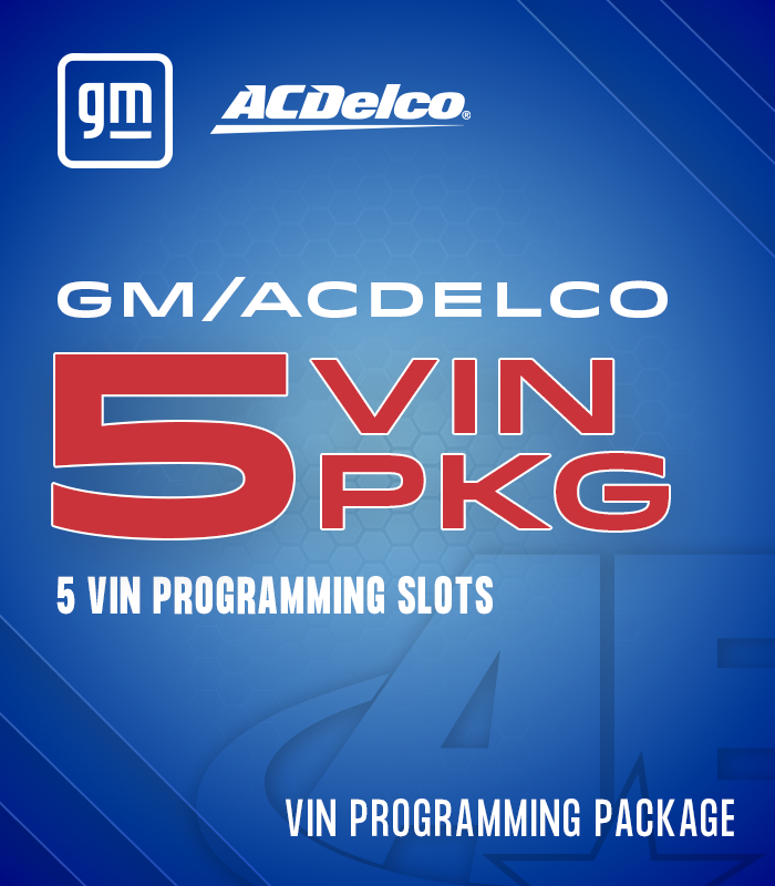 GM ACDelco 5 VIN Programming Slots For SPS2