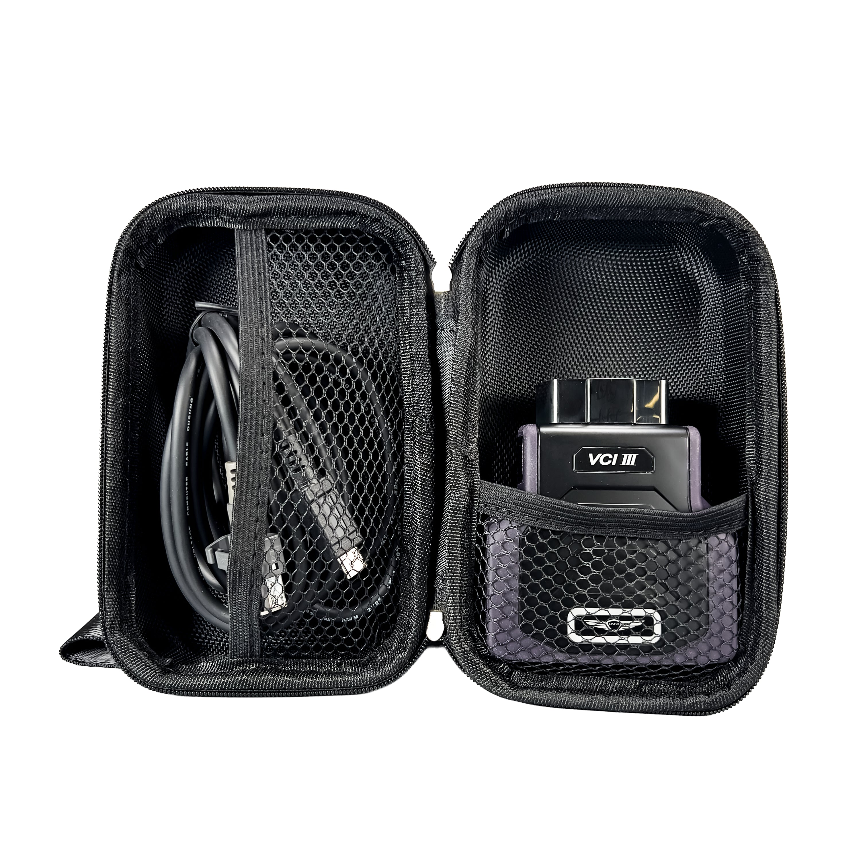Genesis GDS VCI3 kit with laptop cable inside carrying case.