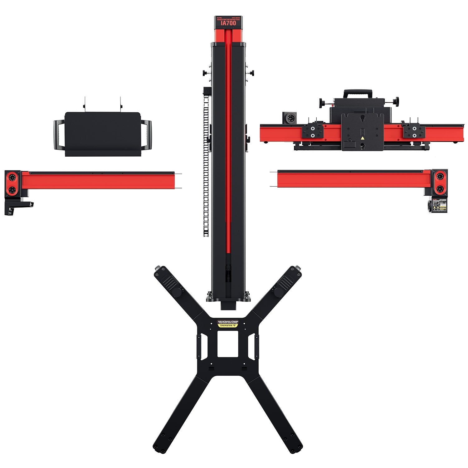The IA700 frame disassembled.