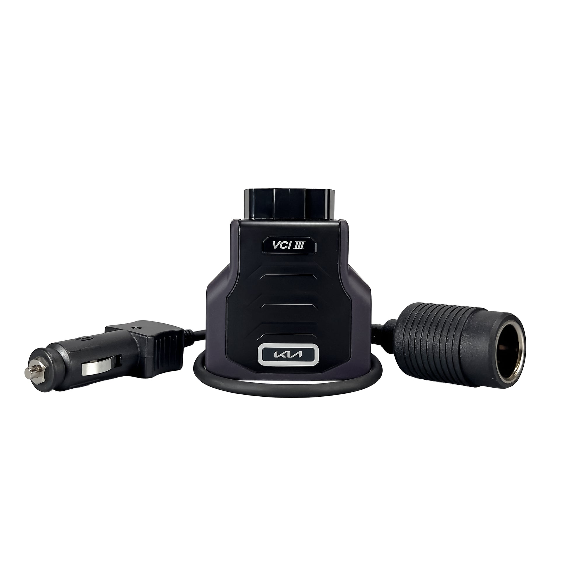 KIA VCI3 diagnostic scan tool with pin connector and cigarette connector