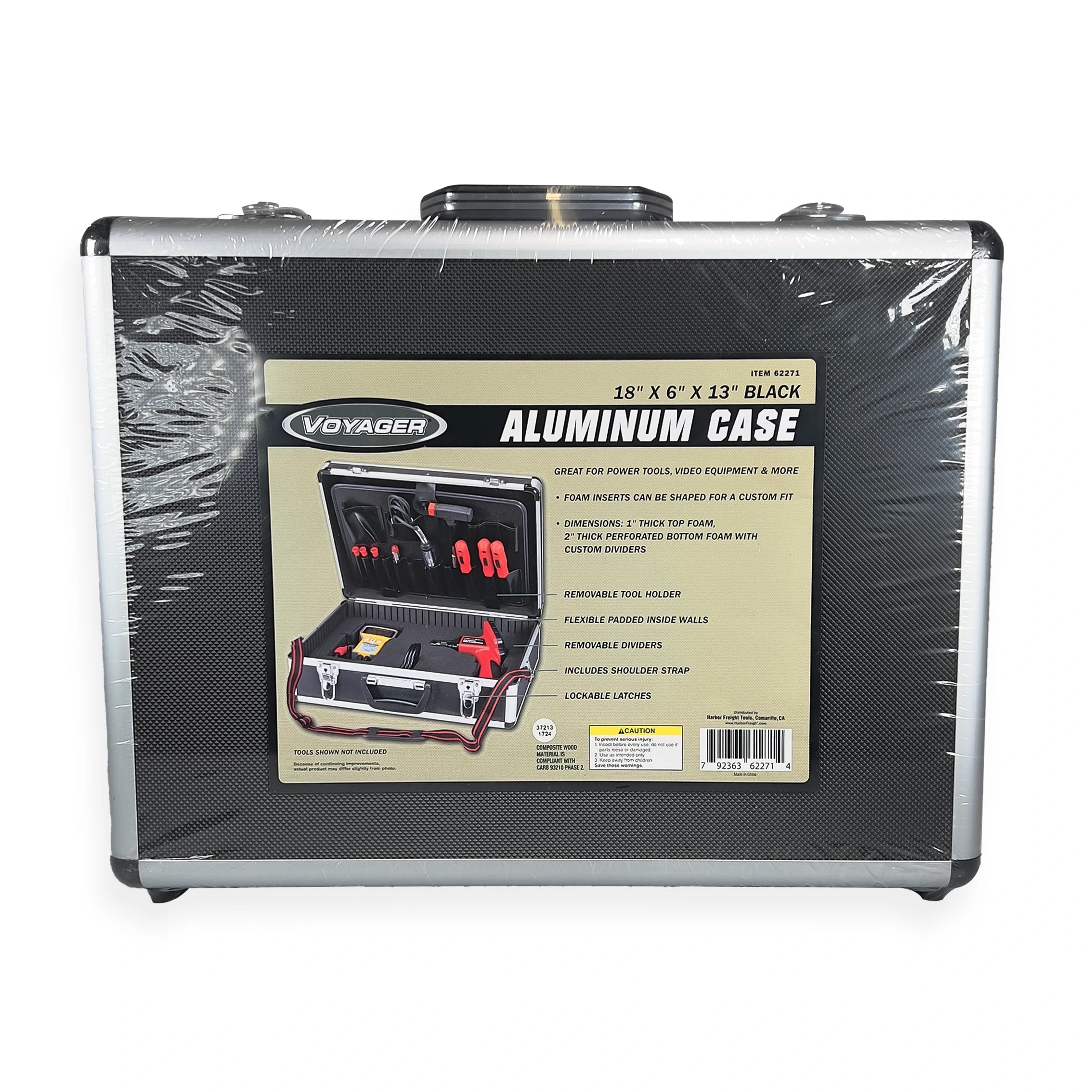 Aluminum Hard Style Laptop case with Foam