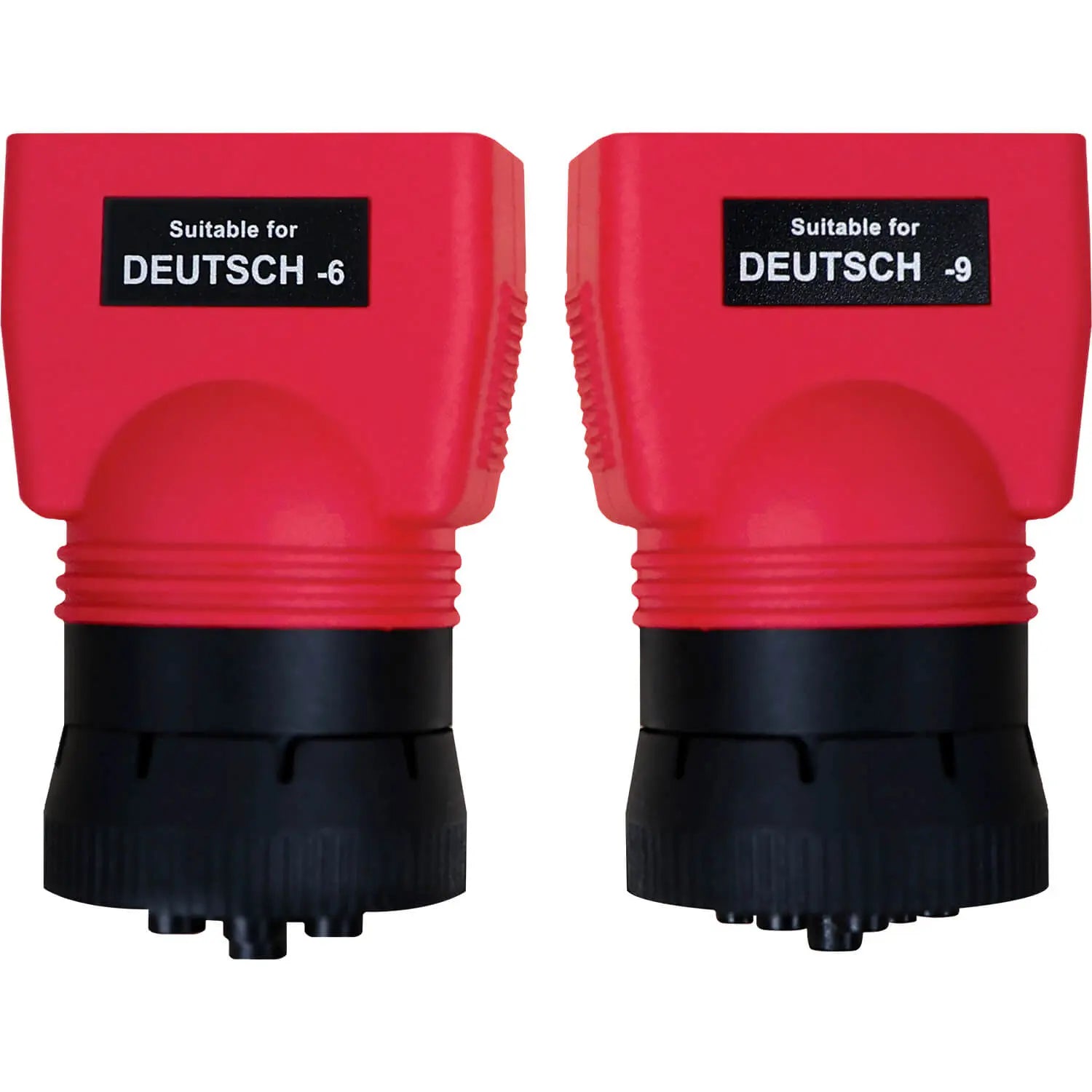MD600CV connectors, the Deutsch 6 and 9-pins.