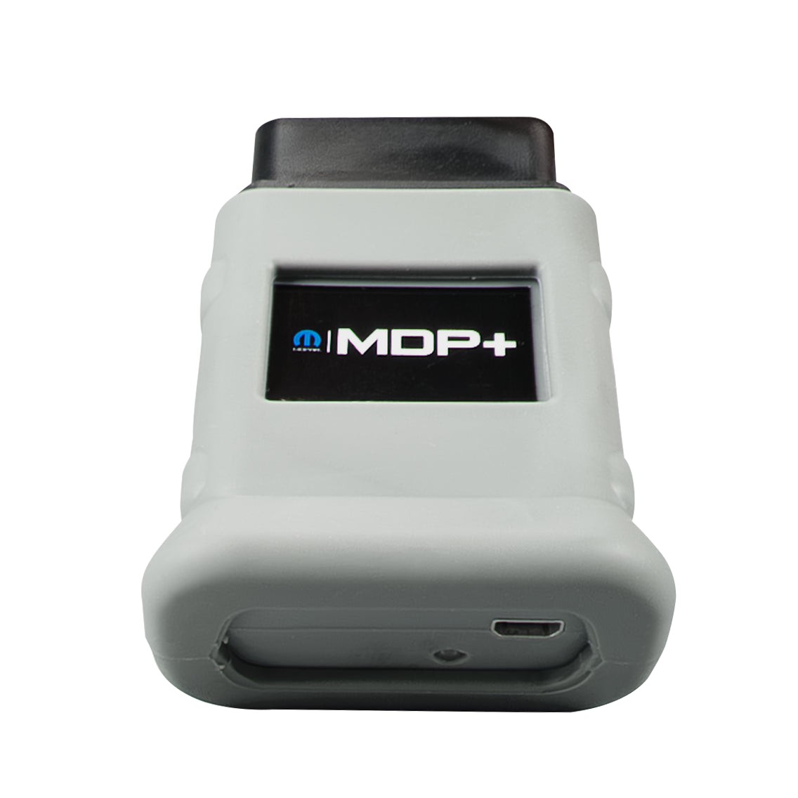 MDP+ dongle leaning to show the bottom of the tool.