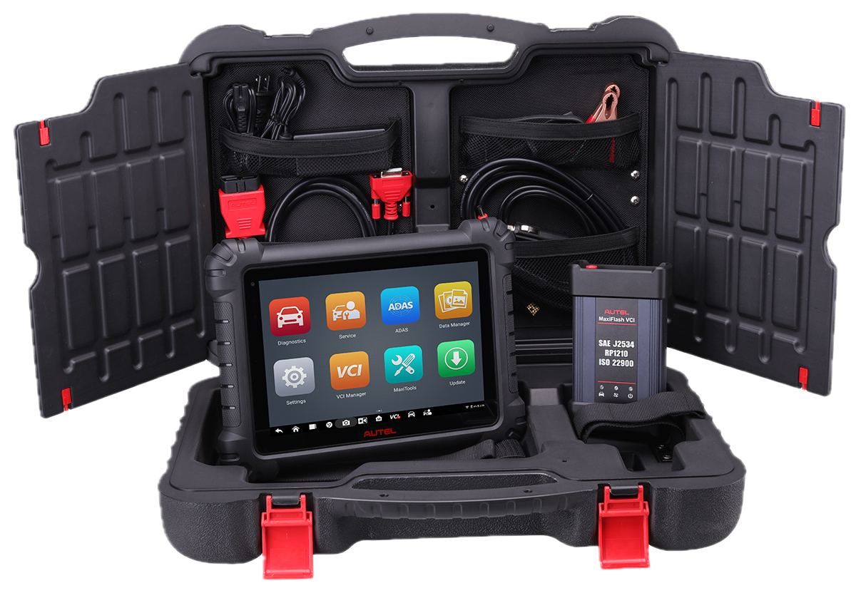 AUTEL MS Ultra ADAS with Maxiflash VCI Tool with Full Kit, VCI and case and Ultra Tablet