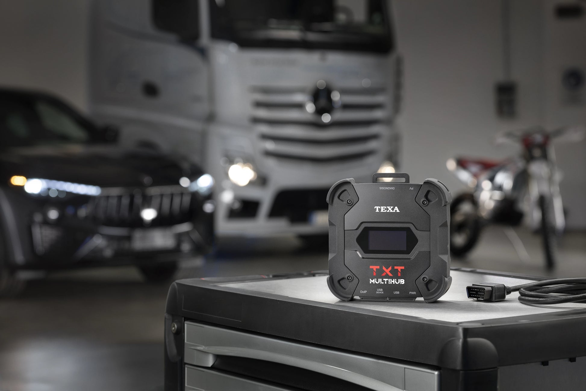 TXT Multihub is a true capable diagnostic solution for all your vehicles and equipment needs.