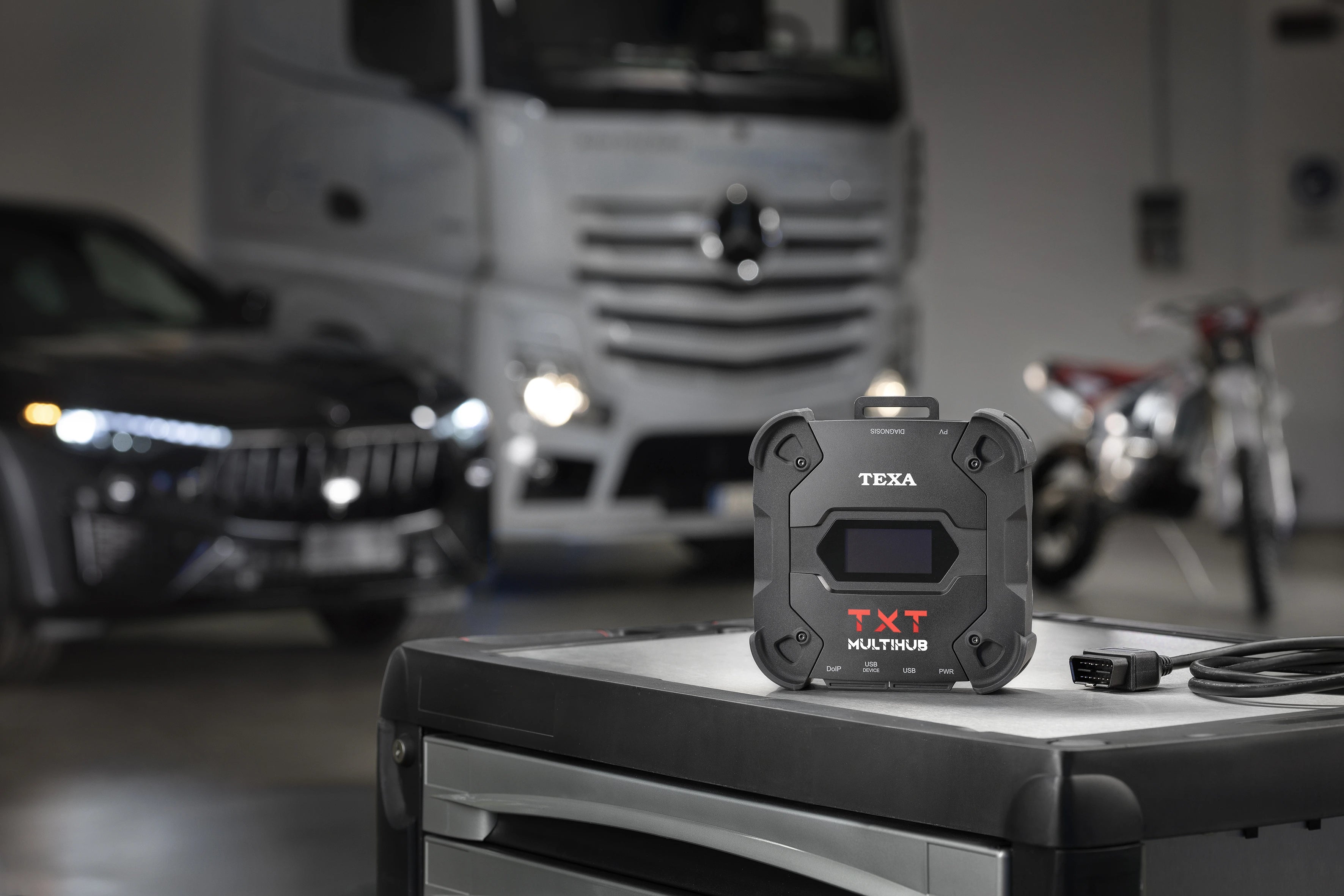 TXT Multihub is a true capable diagnostic solution for all your vehicles and equipment needs.