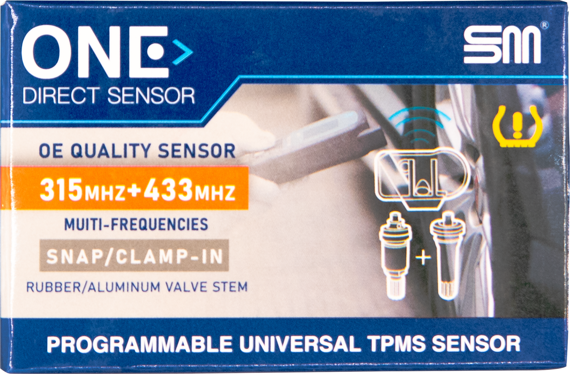 Siming One Direct Universal Sensors. 12 pack in VT57 TPMS Kit Combo. Boxed.