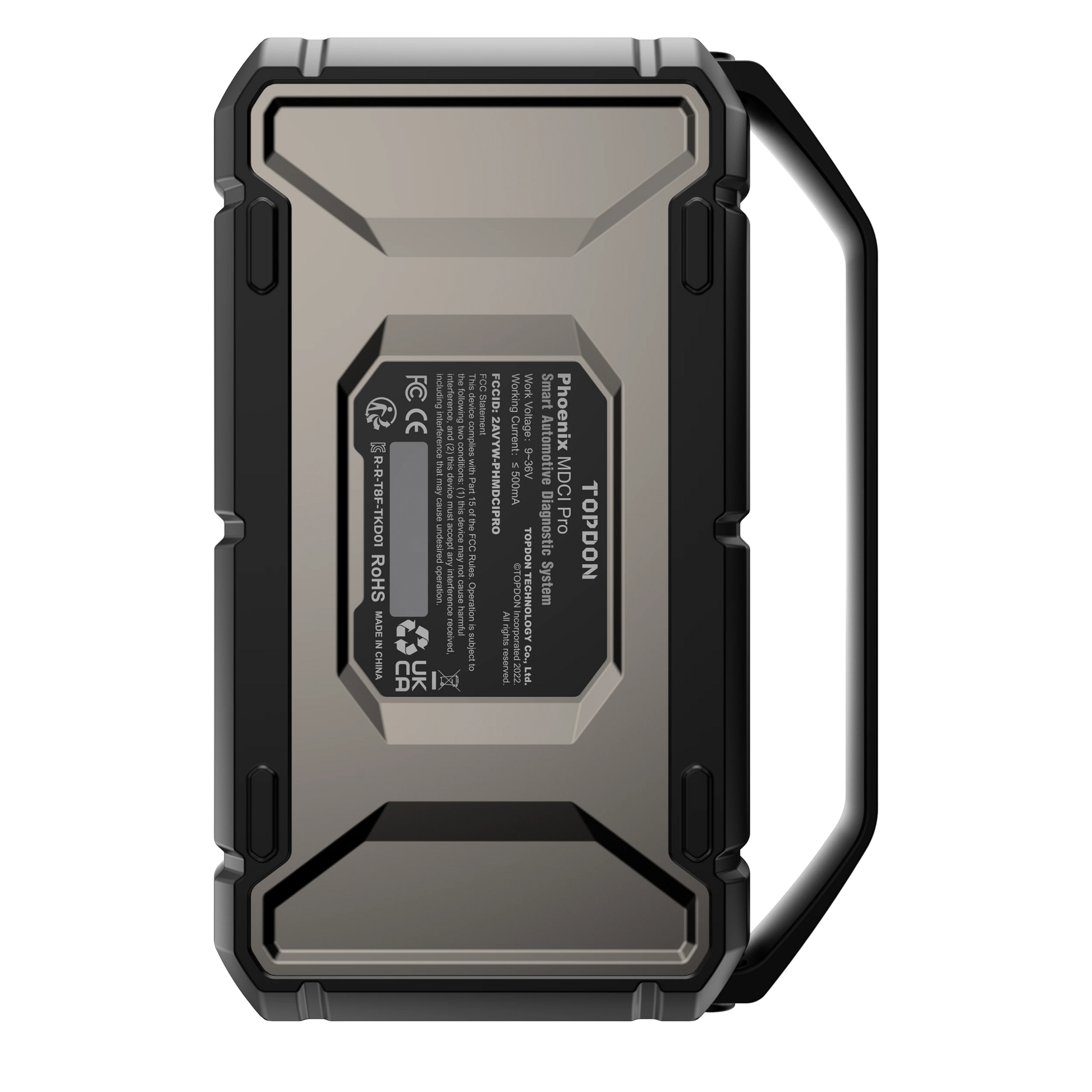 Phoenix MDCI Pro interface showing the back side