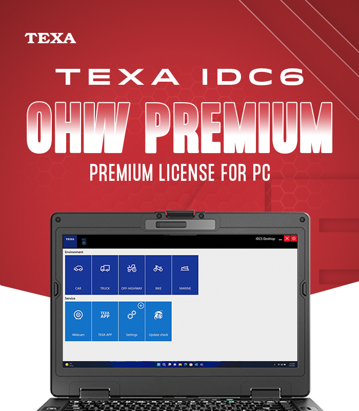 TEXA IDC6 OHW premium software for PC download