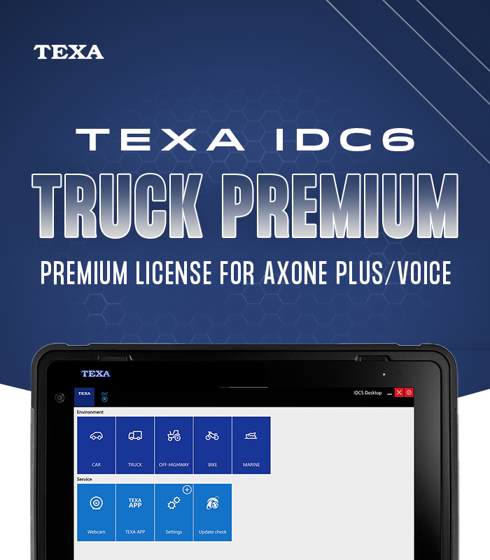 TEXA IDC6 Truck Software for commercial vehicles