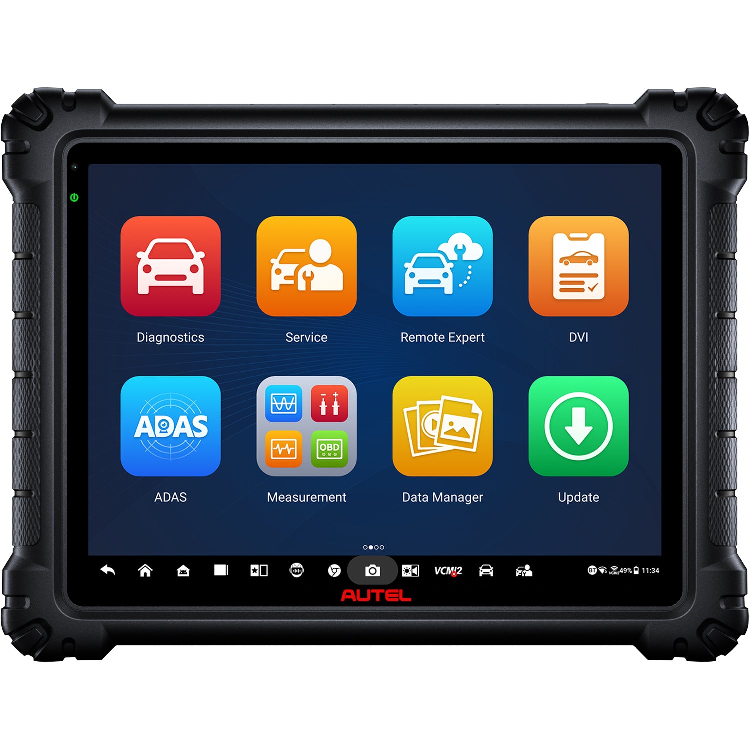 S2 Ultra tablet facing forward showing the OS home screen.