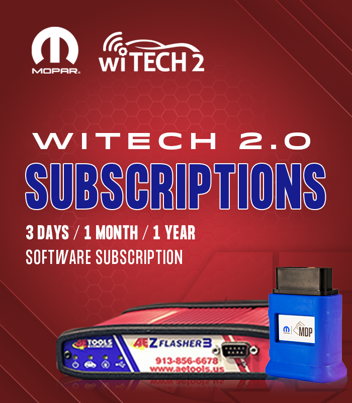 WITECH 2.0 Subscriptions – AE Solutions