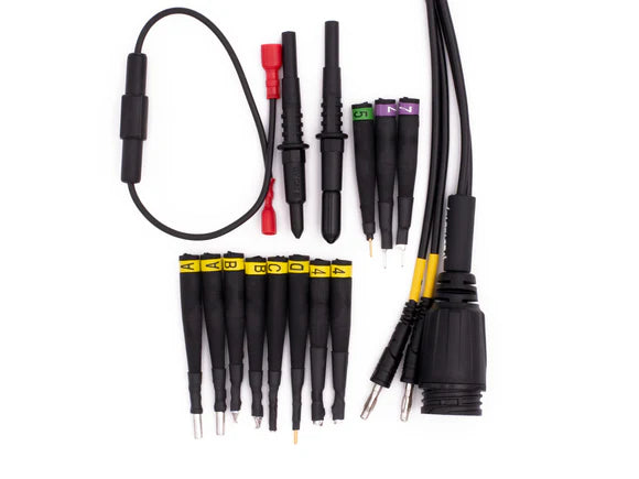 TEXA 3151/T07 cable set displayed with adapters