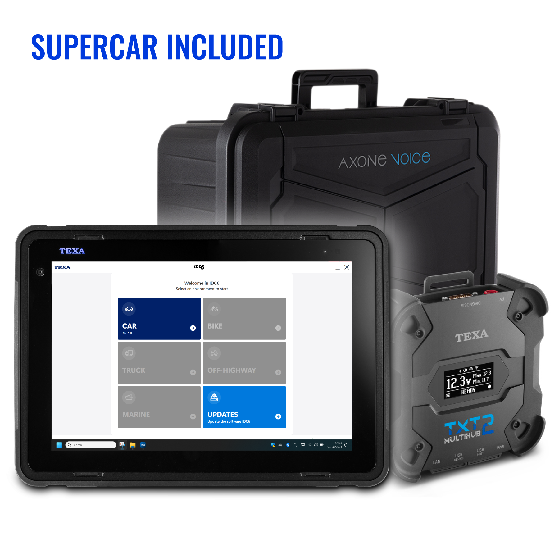TEXA AXONE VOICE Car & Supercar w/ TXT Multihub 2